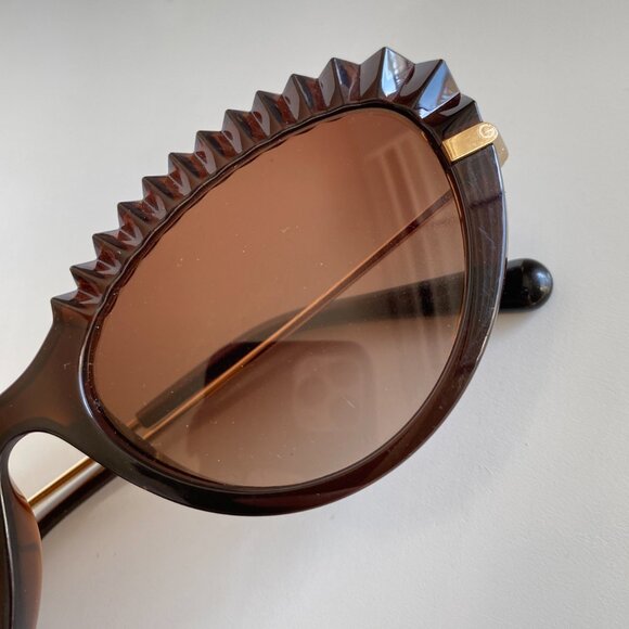 Dolce & Gabbana DG 6135 - 315913 Brown Cat Eye Sunglasses
